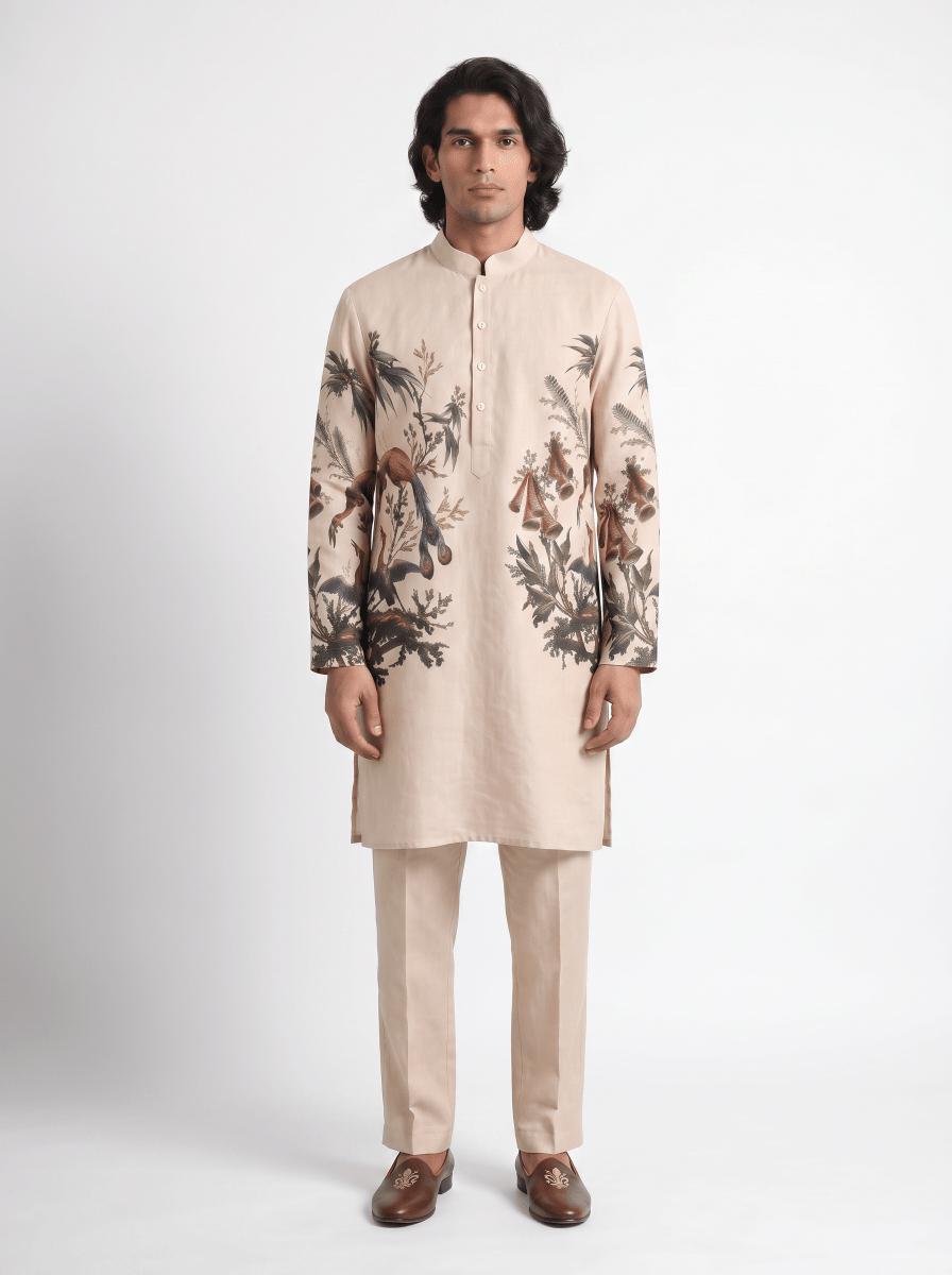 Aviary Kurta Set for Men - Naymish Designs