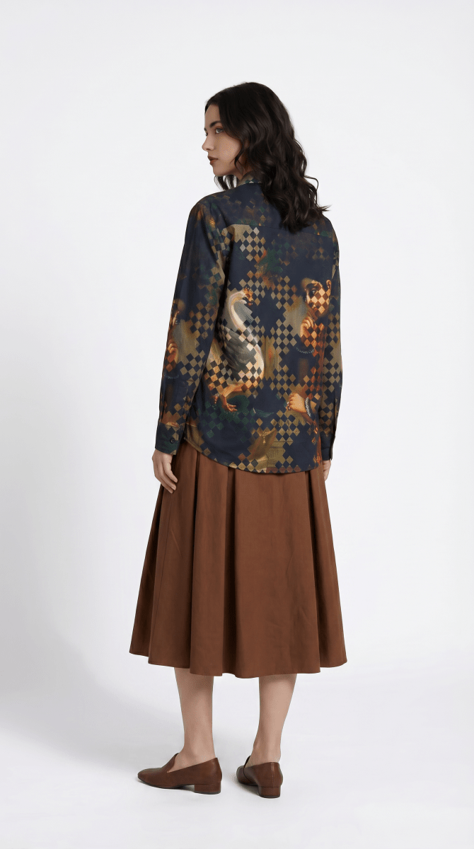Damayanti Shirt Women - Damayanti's Secret Shirt for Women - Luxury Designer | Soft Cotton or Pure Linen - Naymish Designs