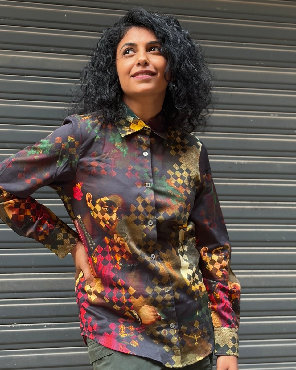 Damayanti's Secret Shirt for Women - Luxury Designer | Soft Cotton or Pure Linen - Naymish Designs
