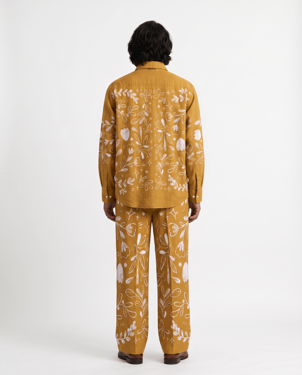 Flowerchild Coord Set Men - Naymish Designs