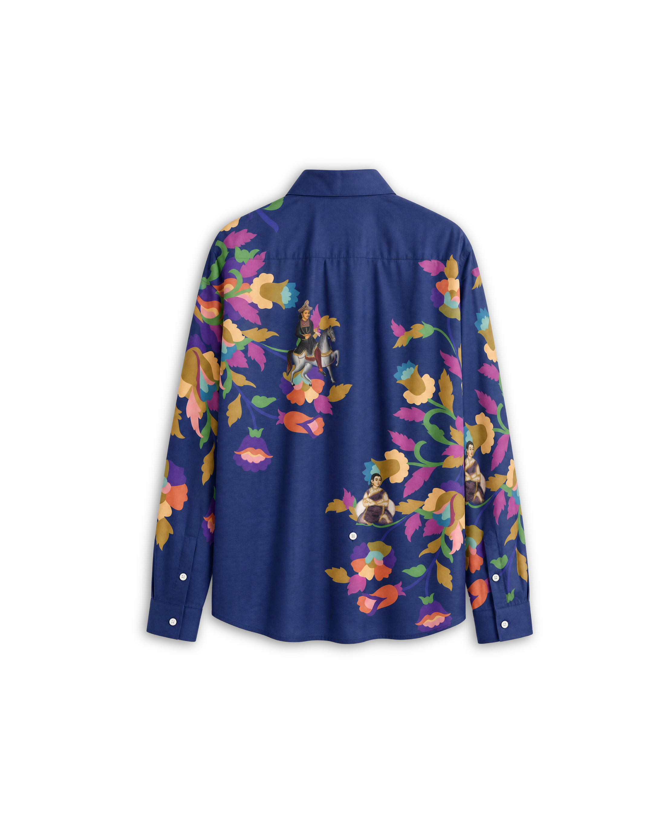 Kalighat Floral Graffit Shirt Women