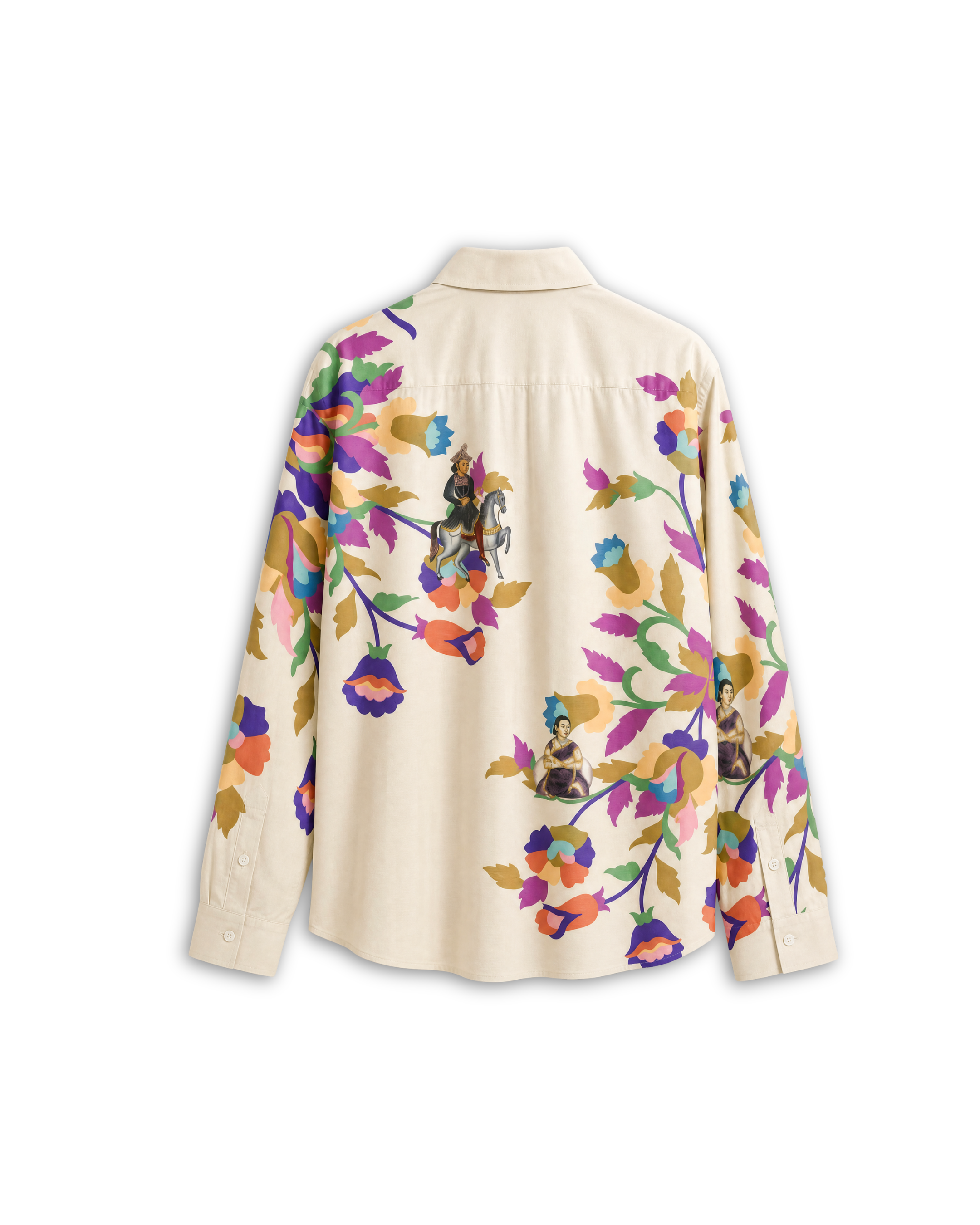Kalighat Floral Graffit Shirt Women