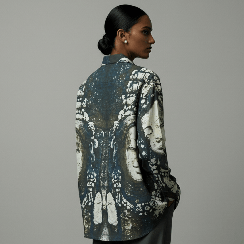 Padma Shirt for Women - Luxury Designer | Soft Cotton or Pure Linen - Naymish Designs