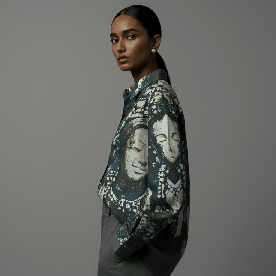 Padma Shirt for Women - Luxury Designer | Soft Cotton or Pure Linen - Naymish Designs