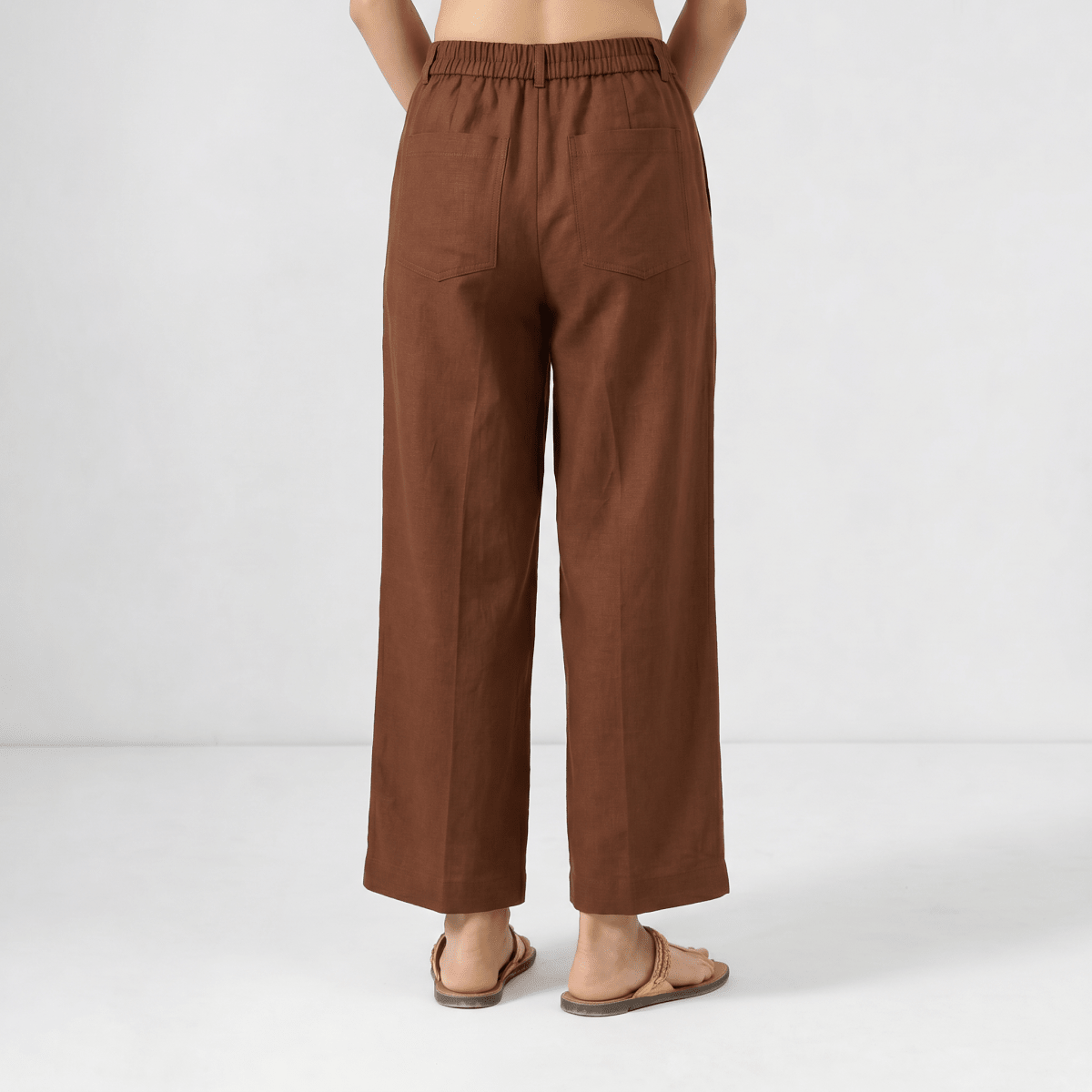 Pants Women Brown - Women - Naymish Designs