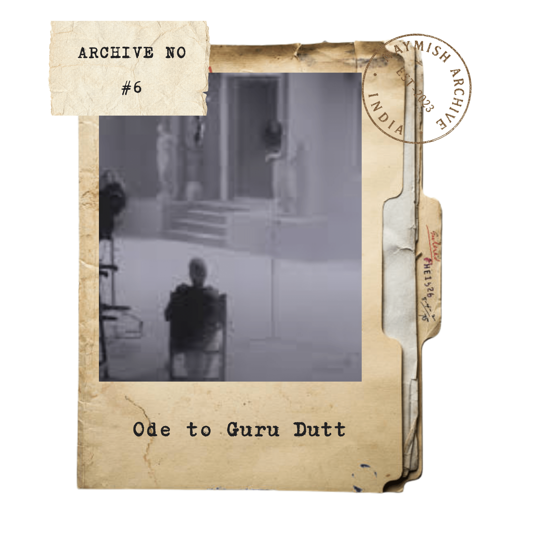 Ode to Guru dutt - Naymish Designs