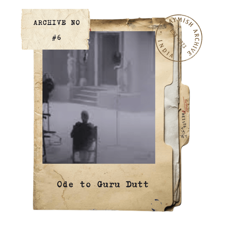 Ode to Guru dutt - Naymish Designs