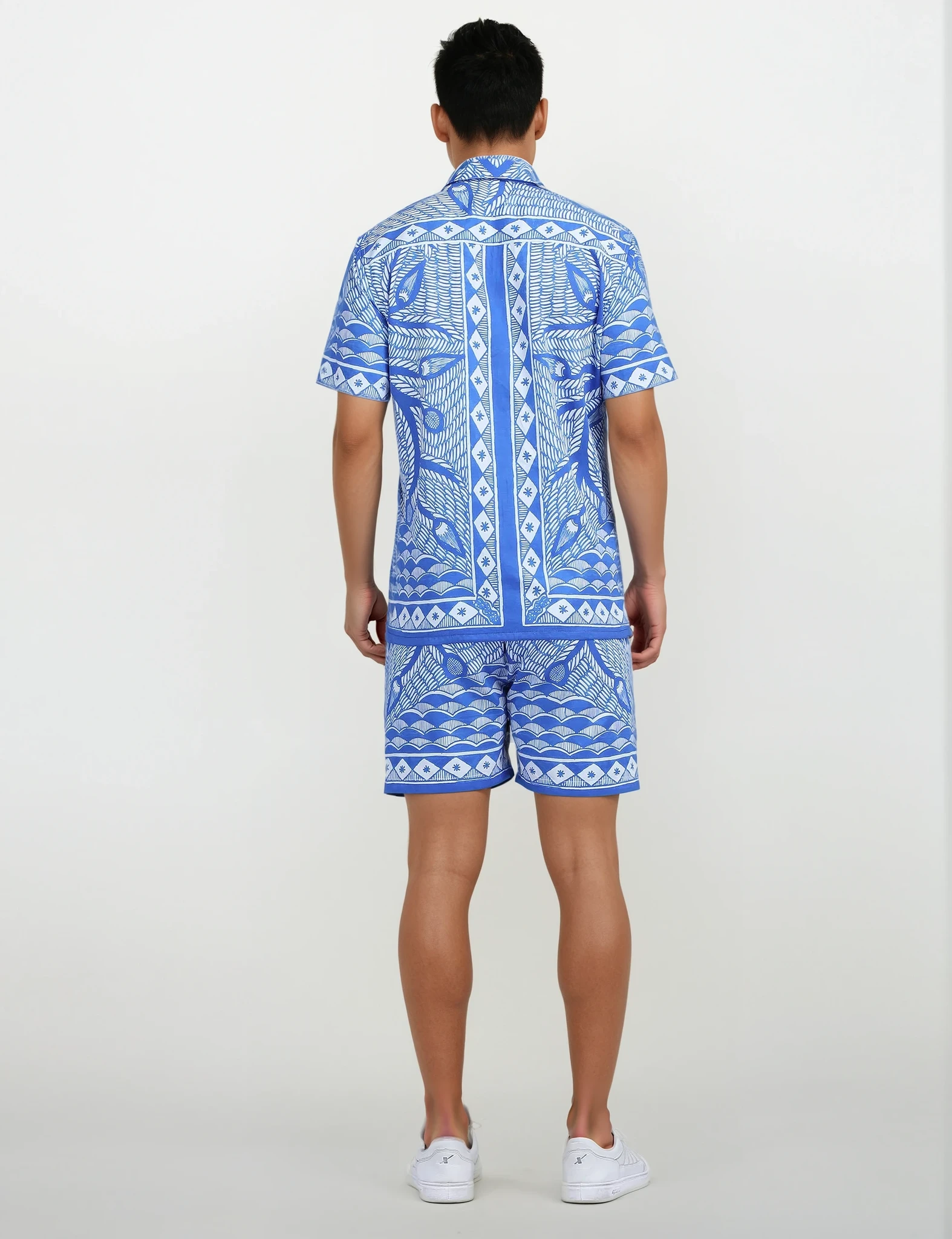 Madhubani Blues Luxury Shirts for Men