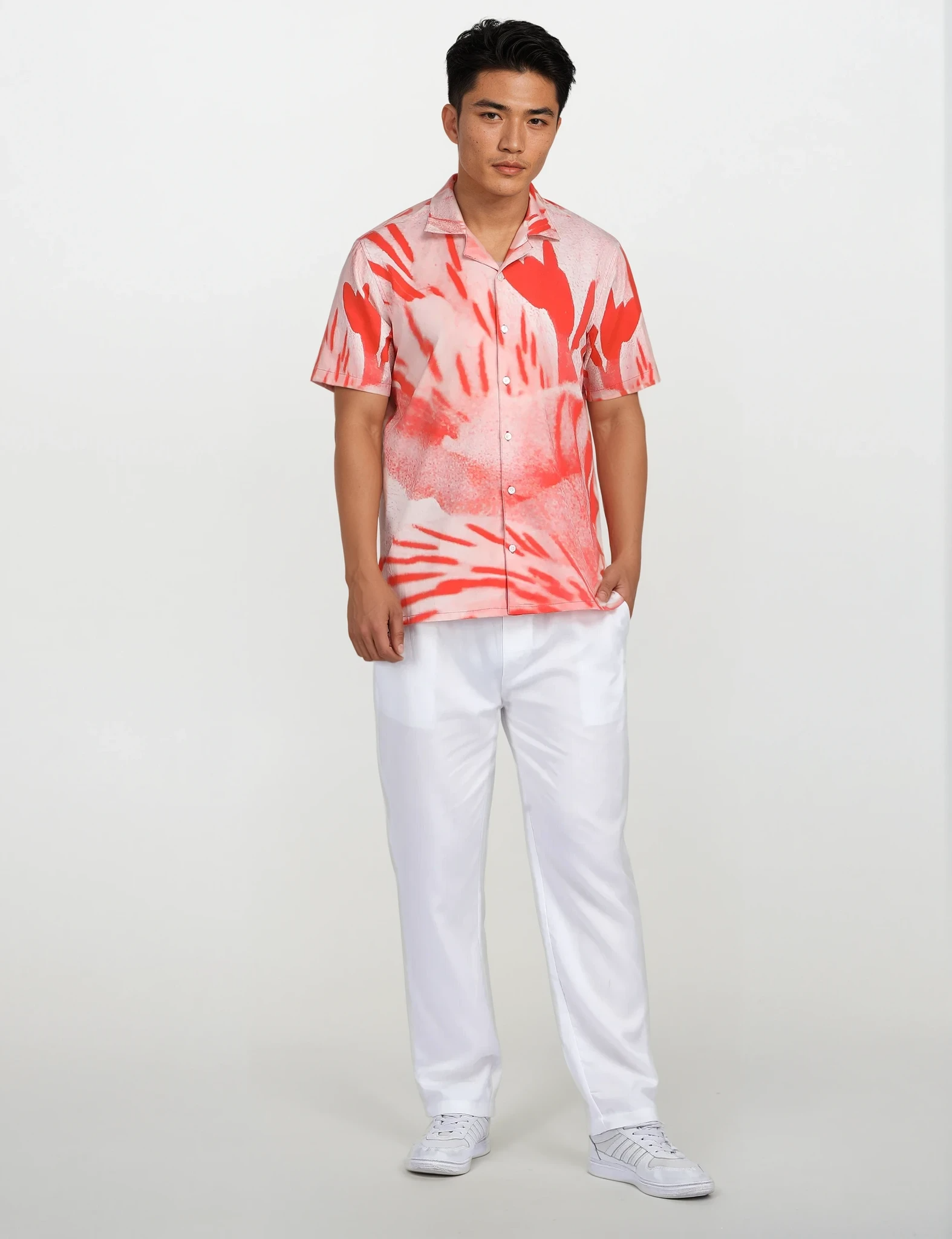 Garden No 5 Orange Luxury Shirts for Men