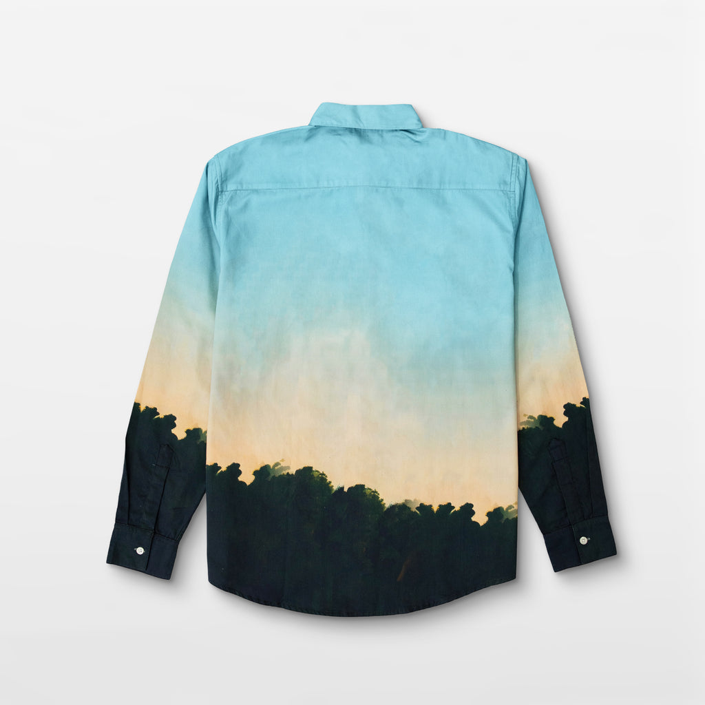 Padmini Blue - Luxury Designer Shirt | Soft Cotton or Pure Linen | Partywear shirt for Men