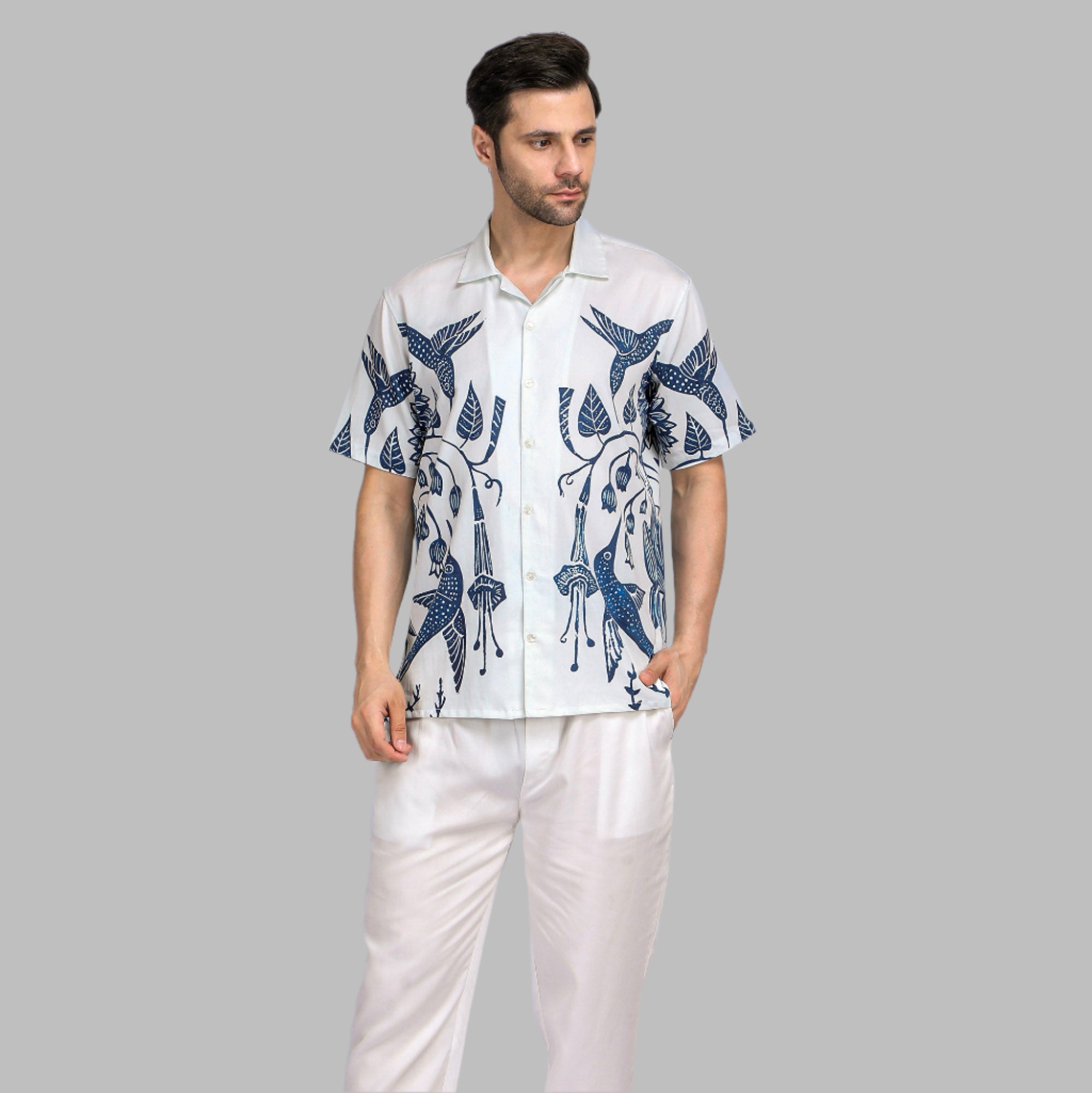 Hummingway White Luxury Shirts for Men