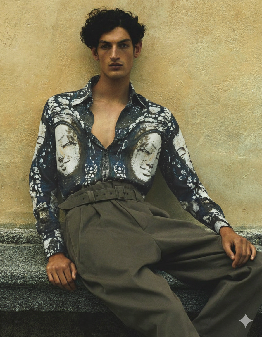 Padma - Luxury Designer Shirt | Soft Cotton or Pure Linen | Partywear shirt for Men