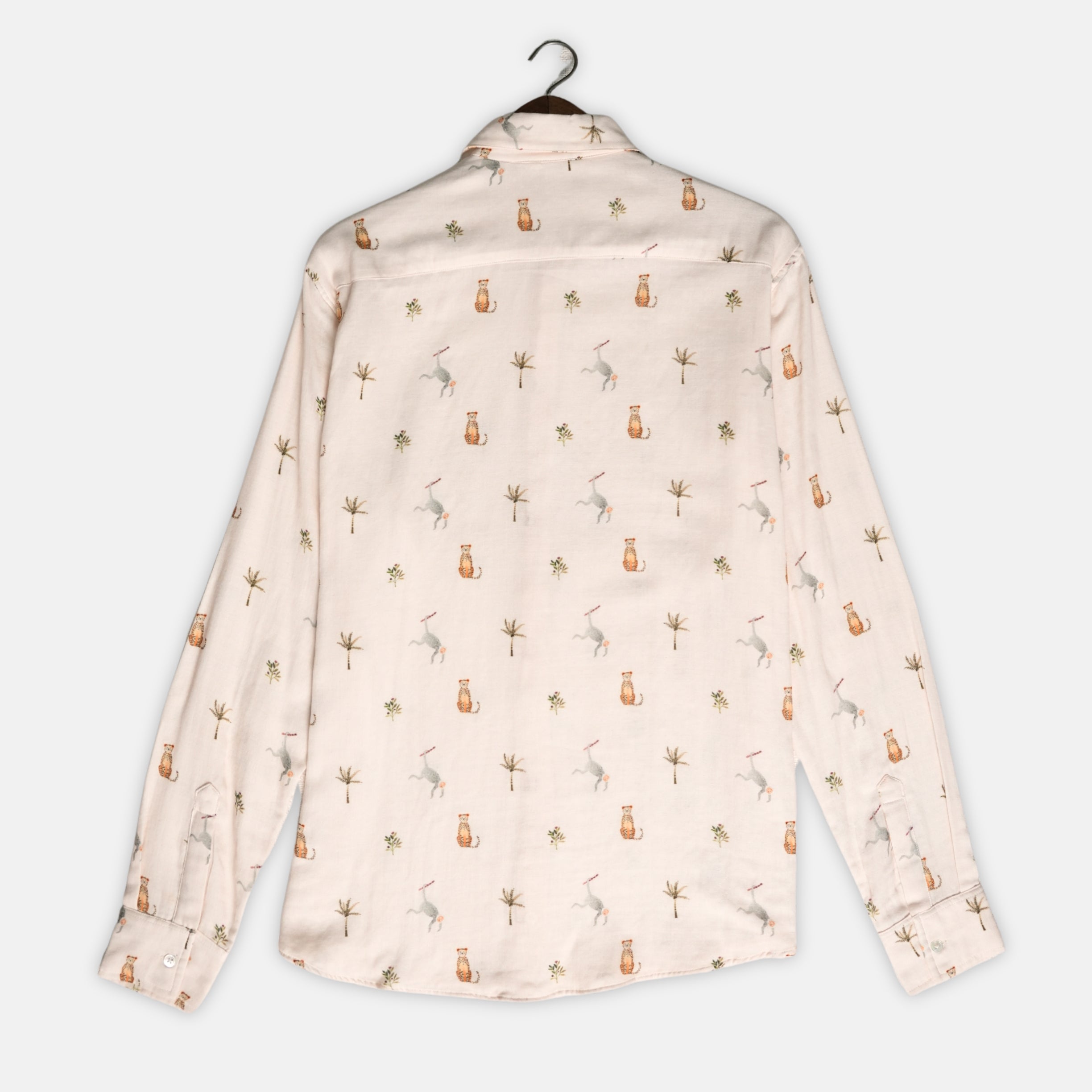 Monkey Cheetah - Luxury Designer Shirt | Soft Cotton or Pure Linen | Partywear shirt for Men