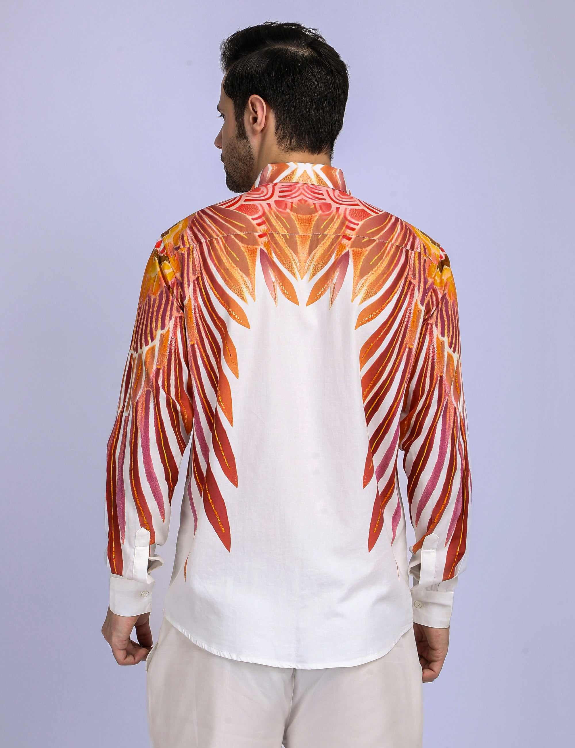 Birds of Flight - Luxury Designer Shirt | Soft Cotton or Pure Linen | Partywear shirt for Men