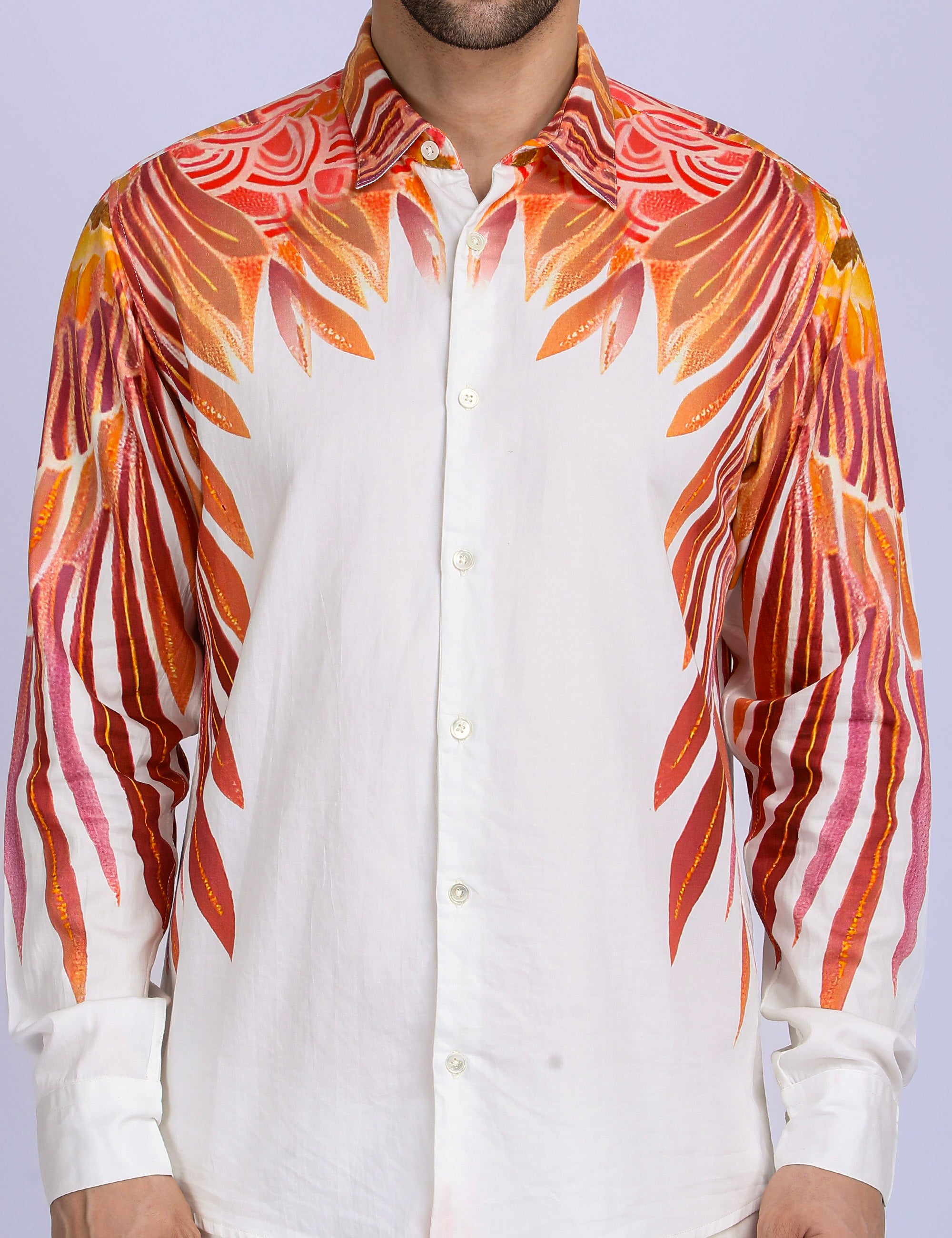 Birds of Flight - Luxury Designer Shirt | Soft Cotton or Pure Linen | Partywear shirt for Men