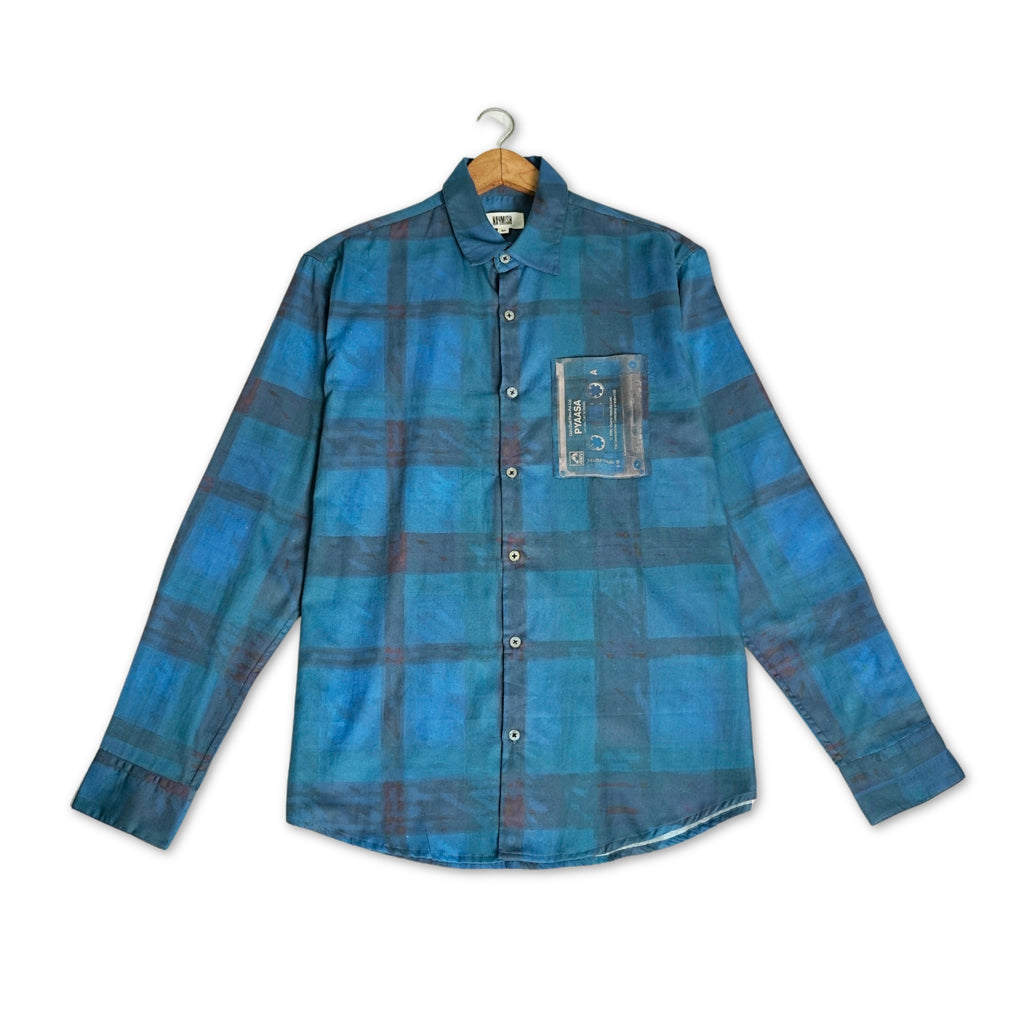 Pyaasa Audio - Luxury Designer Shirt | Soft Cotton or Pure Linen | Partywear shirt for Men