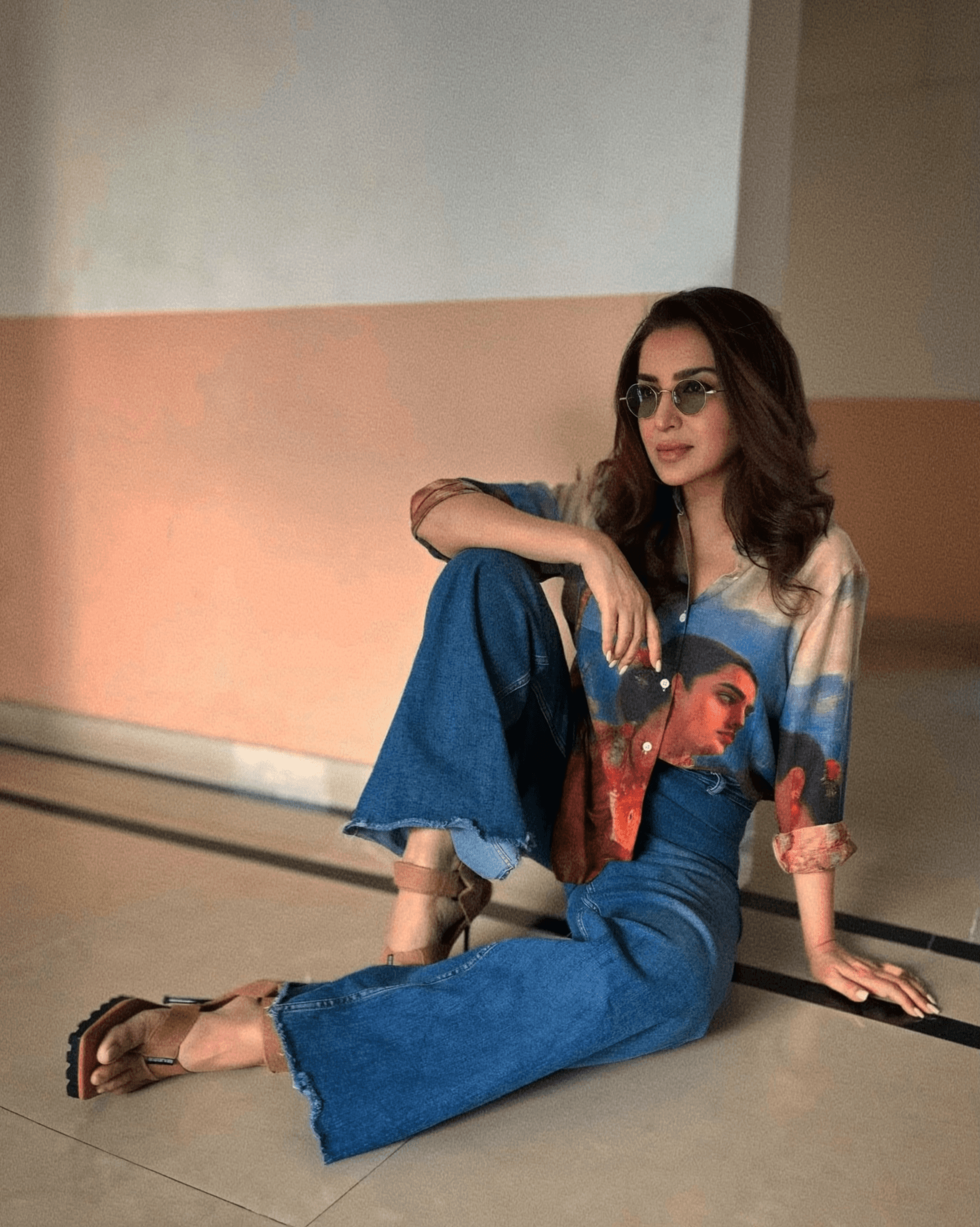 Shakuntala by Raja Ravi Varma - Shirt for Women Luxury Designer | Soft Cotton or Pure Linen 