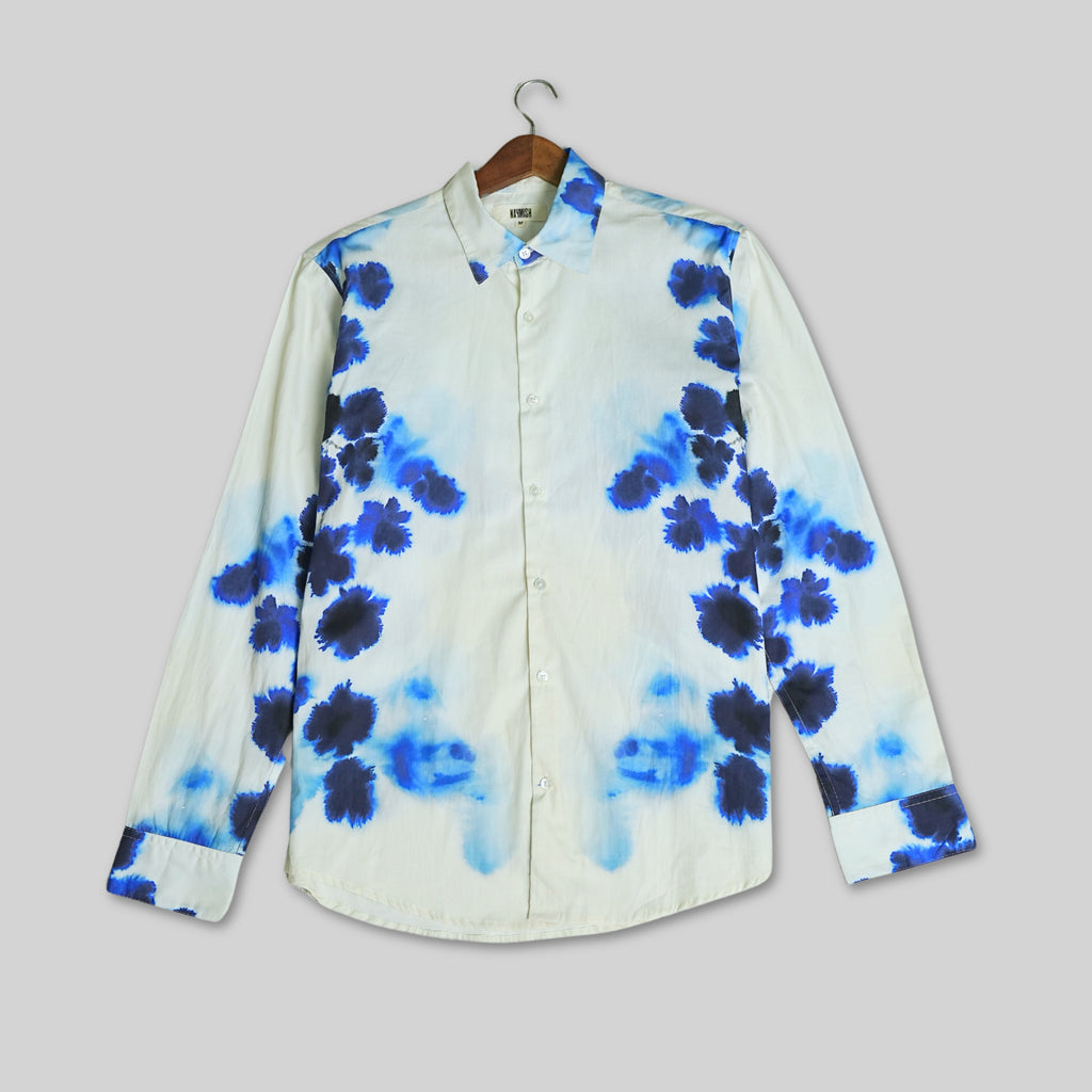 Inkspill - Luxury Designer Shirt | Soft Cotton or Pure Linen | Partywear shirt for Men