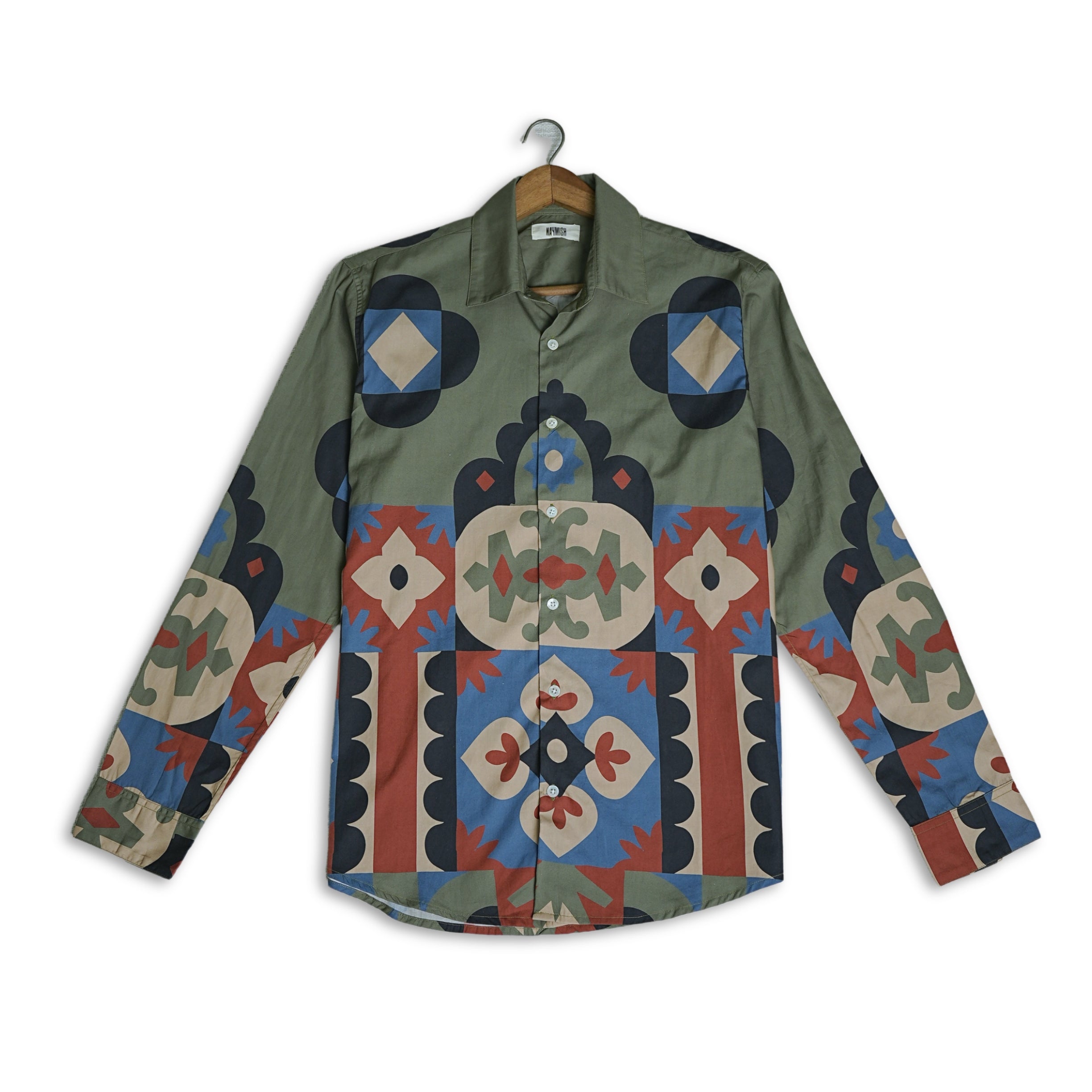 Kilim Edit No 7 Shirt for Women - Luxury Designer | Soft Cotton or Pure Linen 