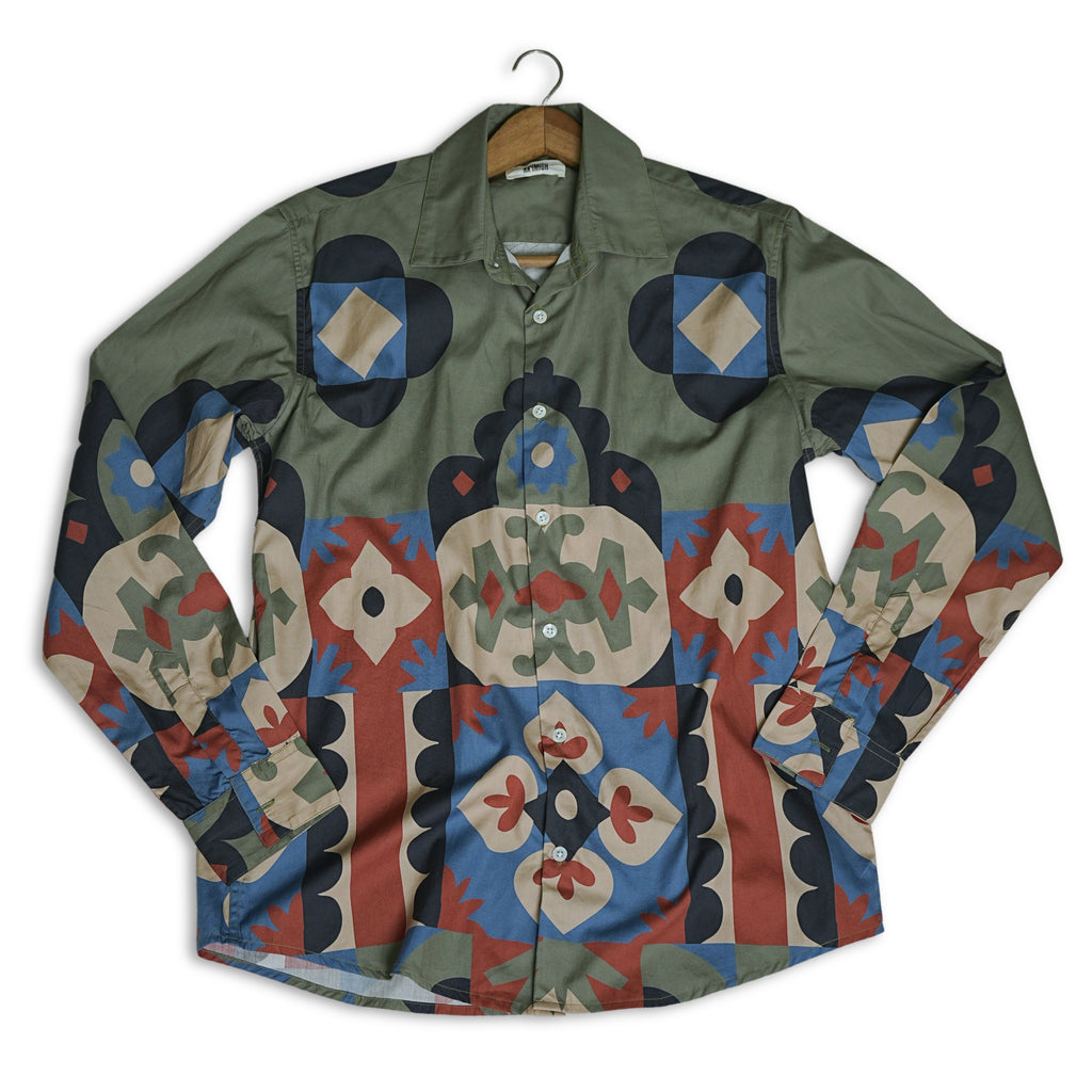 Kilim Edit No 7 Shirt for Women - Luxury Designer | Soft Cotton or Pure Linen 