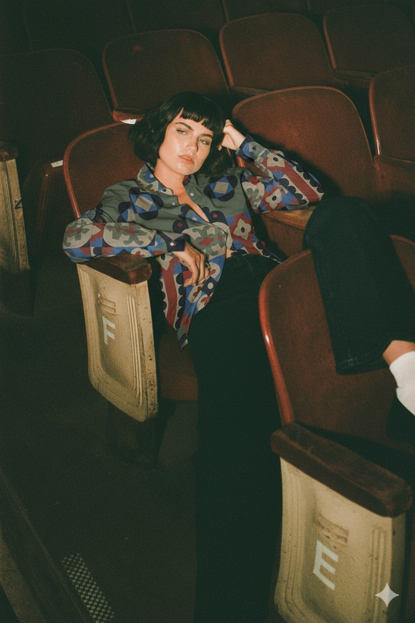 Kilim Edit No 7 Shirt for Women - Luxury Designer | Soft Cotton or Pure Linen 