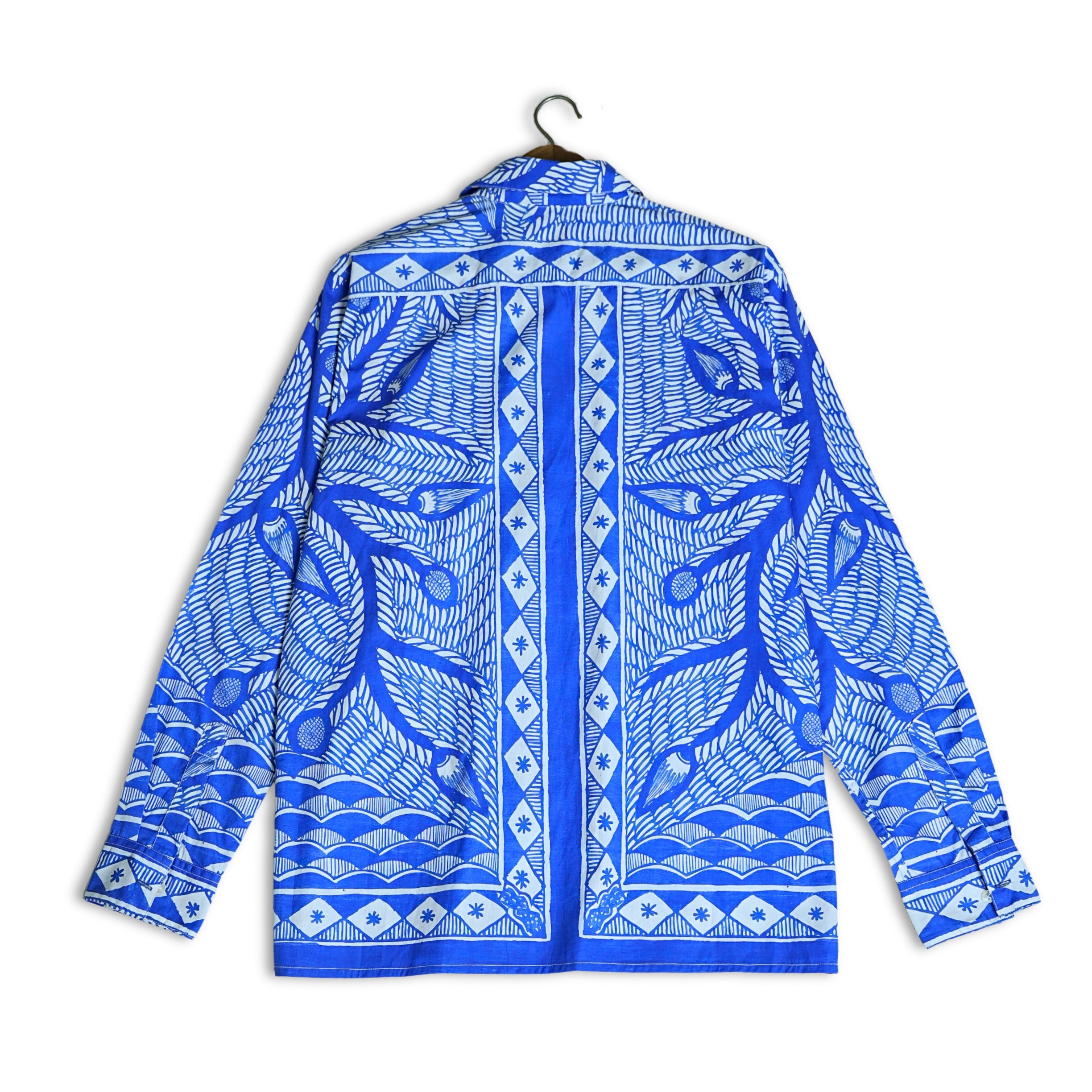 Madhubani - Luxury Designer Shirt | Soft Cotton or Pure Linen | Partywear shirt for Men