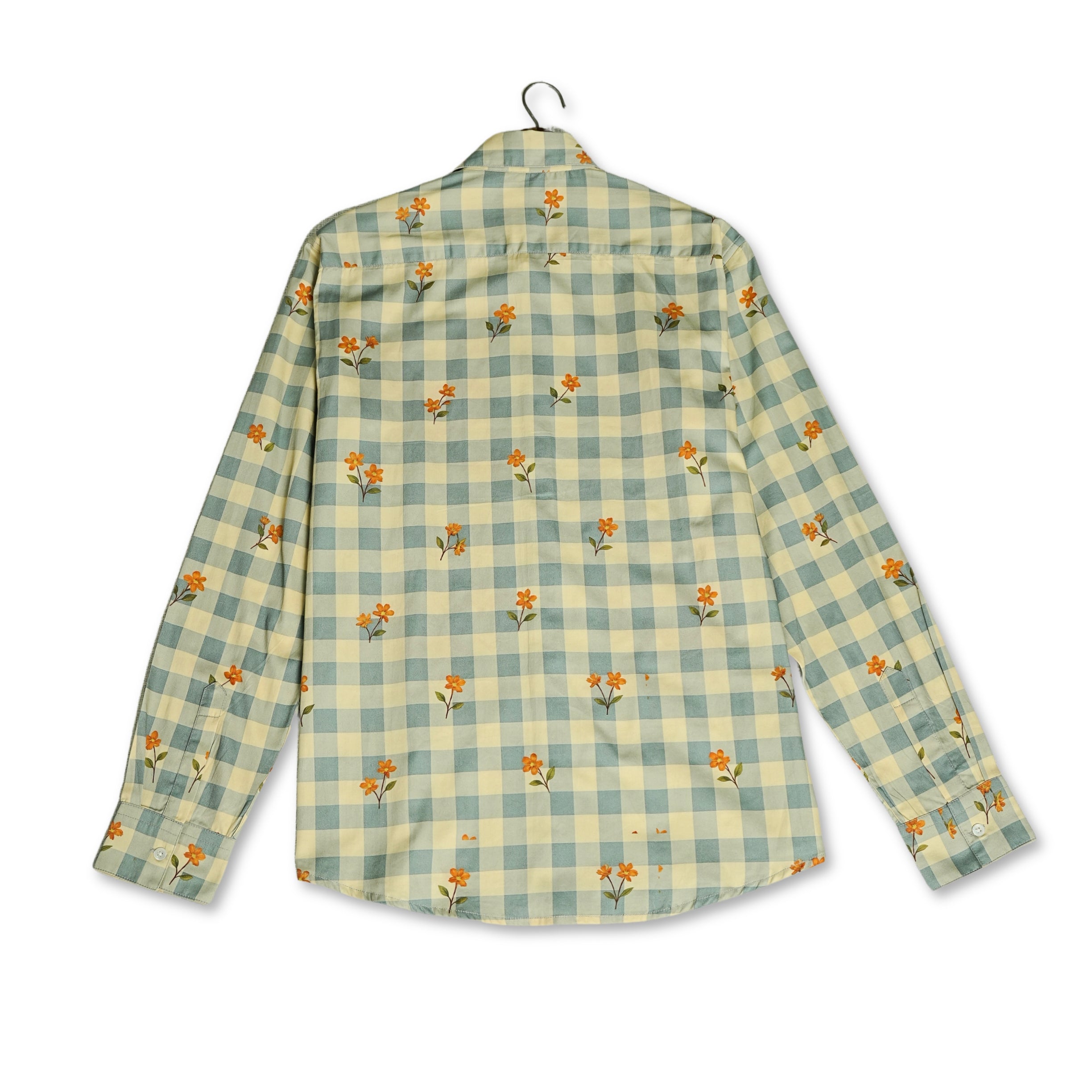 Memento Mori Checks - Luxury Designer Shirt | Soft Cotton or Pure Linen | Partywear shirt for Men