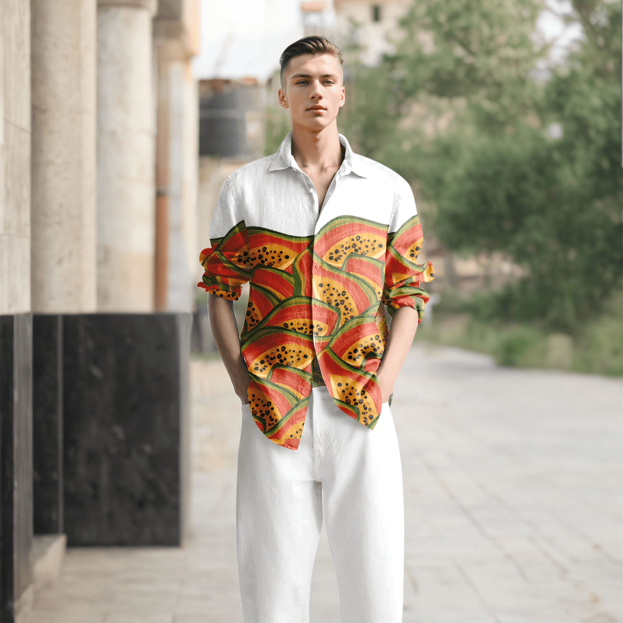 Papaya resort shirt for Men