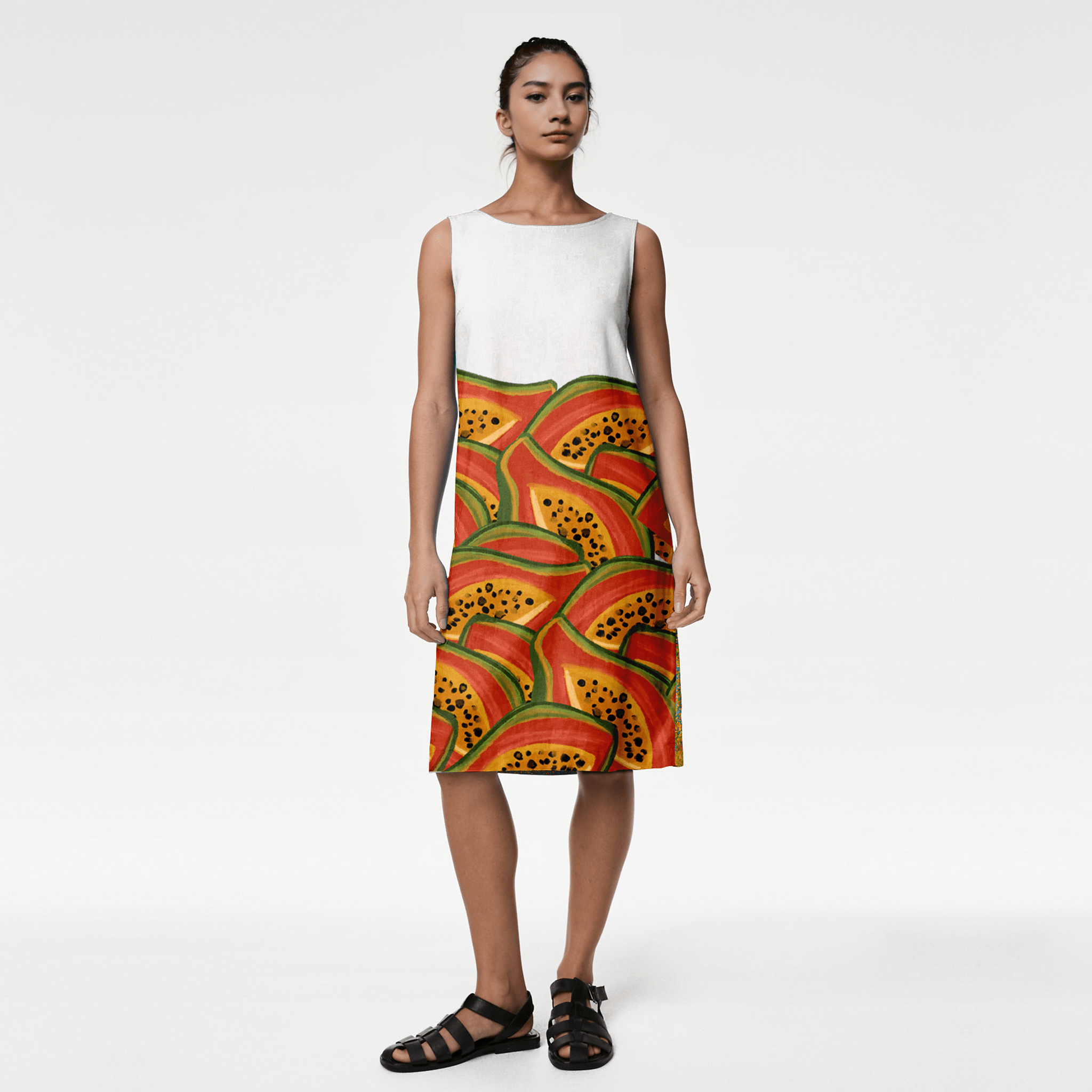  Papaya Shift Dress for Women