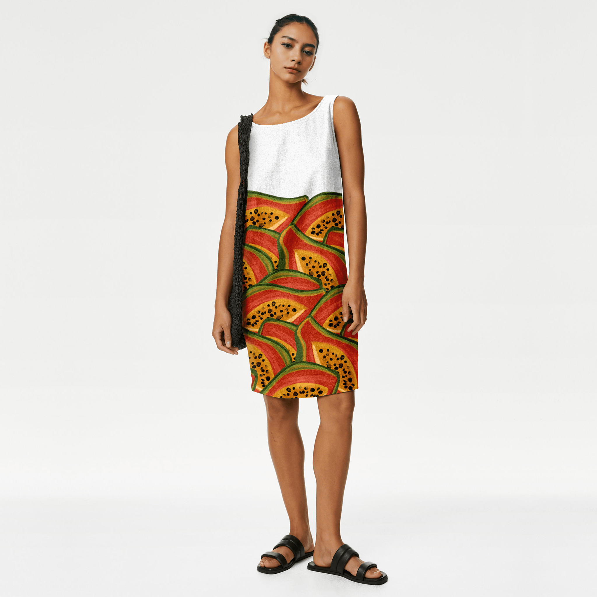  Papaya Shift Dress for Women