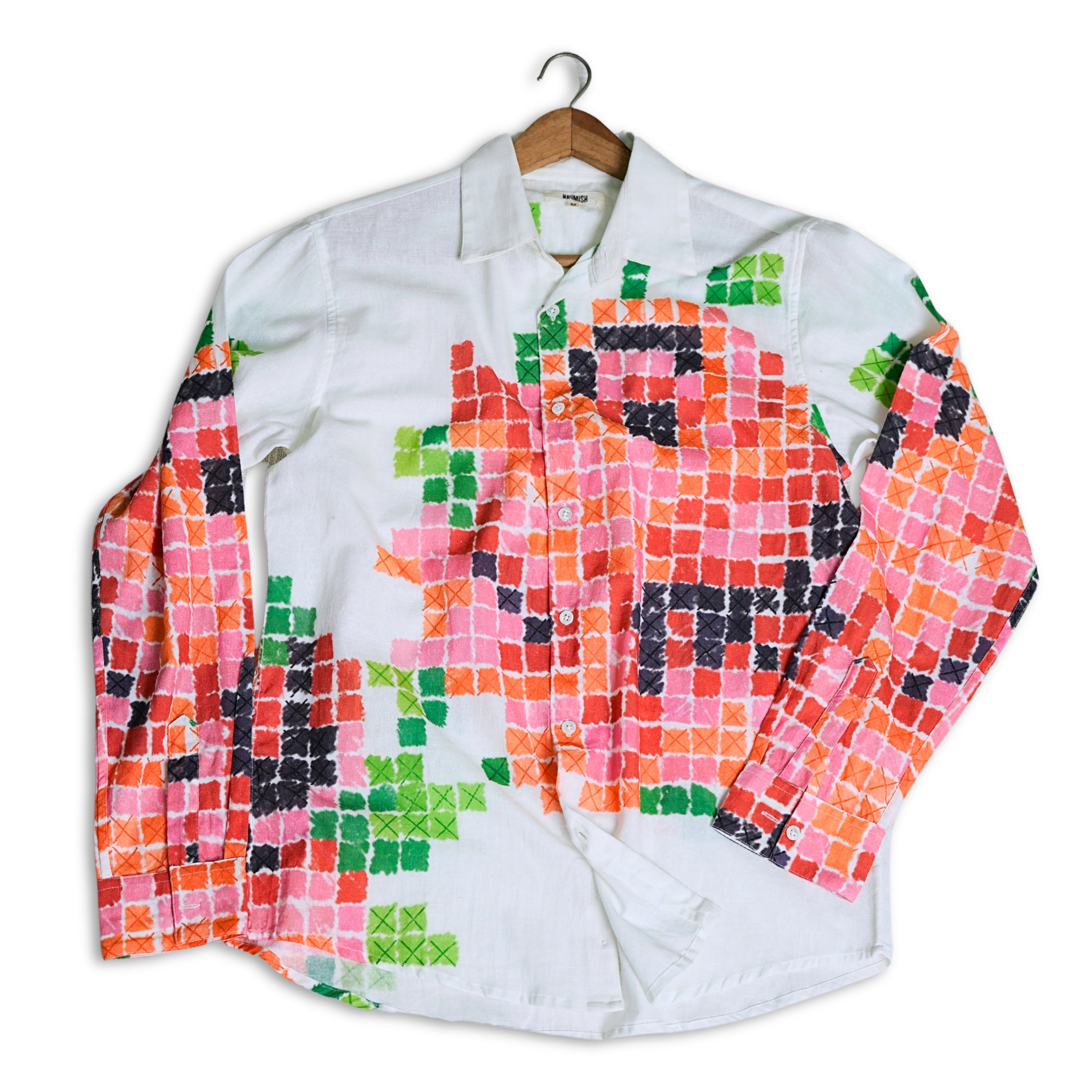 Pixel - Luxury Designer Shirt | Soft Cotton or Pure Linen | Partywear shirt for Men