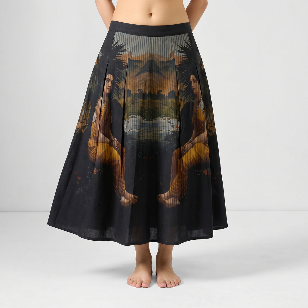 RRV Seetha Set - Shirt & Skirt