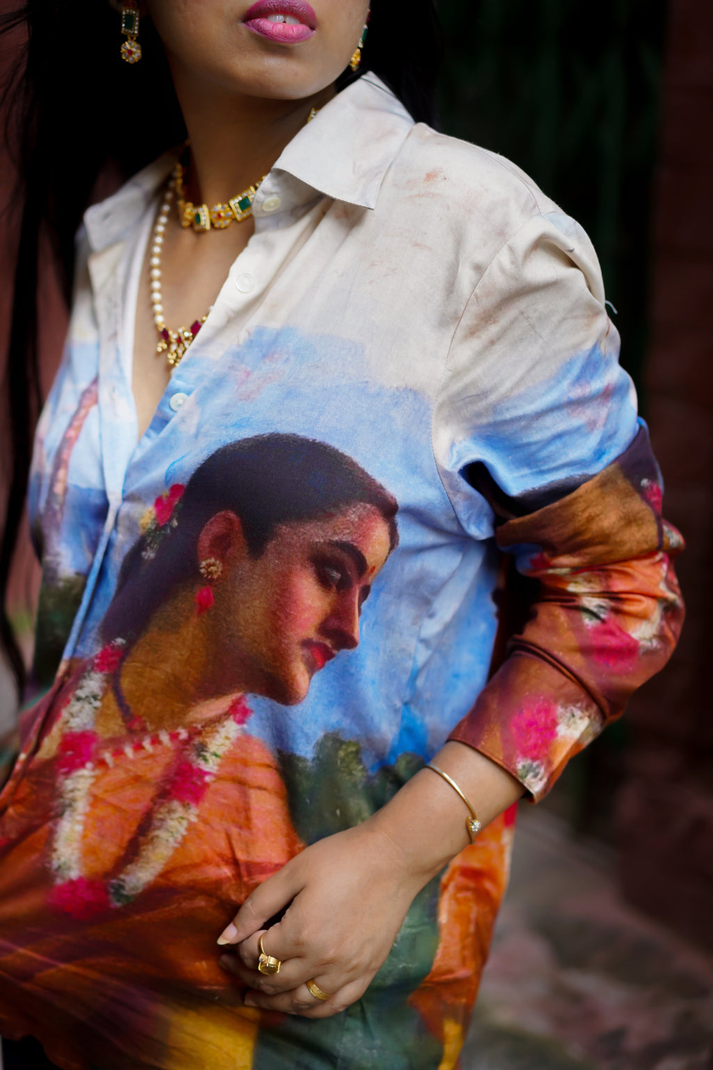 Shakuntala and Padmini Shirt for Women - Luxury Designer | Soft Cotton or Pure Linen