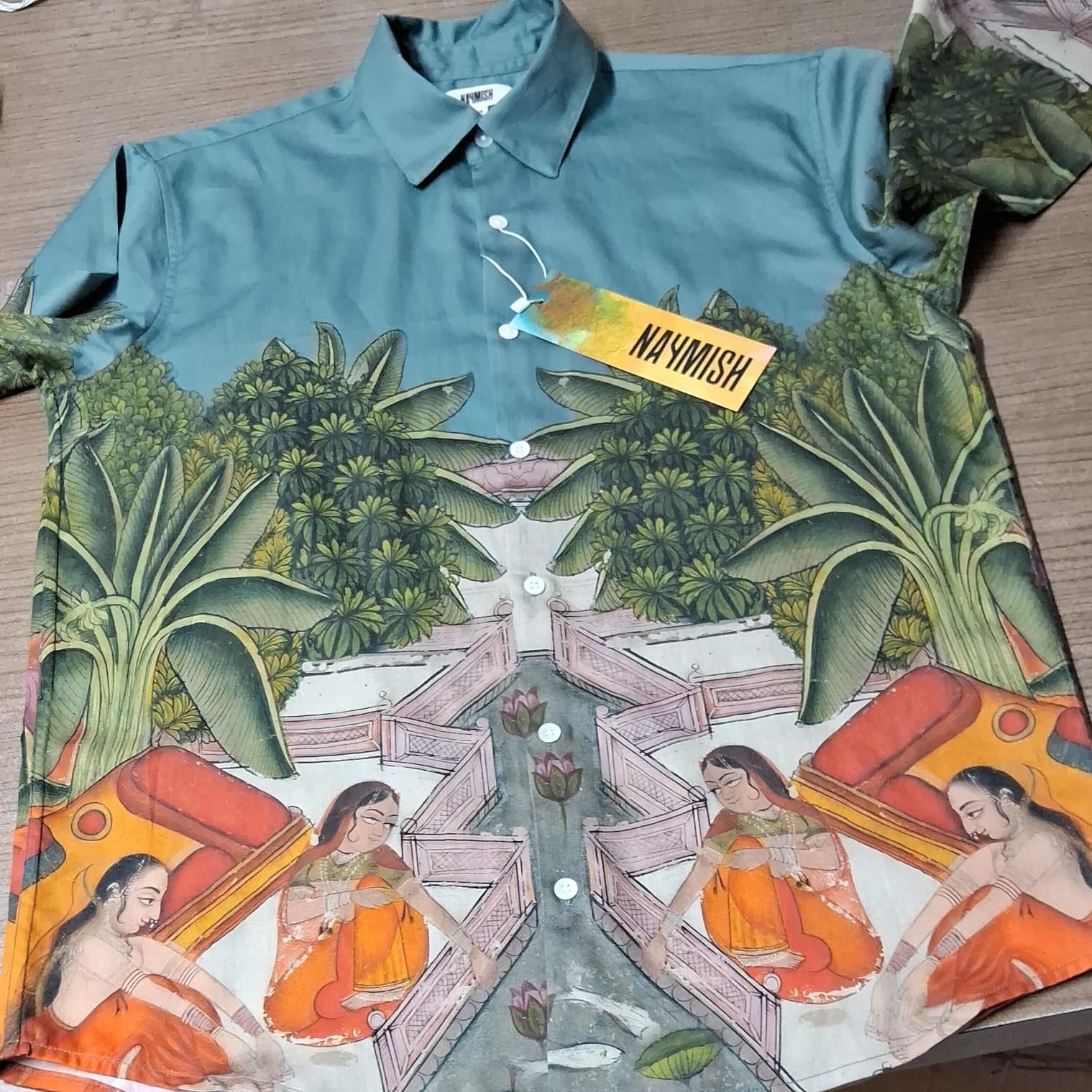 Medieval Backyard - Holiday Shirts Men Available in Cotton and Linen