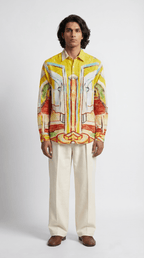 Asylum Shirt Men - Party Wear Shirts for Men - Linen or Cotton - Naymish Designs