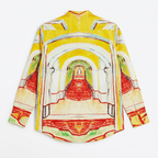 Asylum Shirt Women - by Vincent Van Gogh - Yellow shirt for Women Available in Cotton and Linen - Naymish Designs