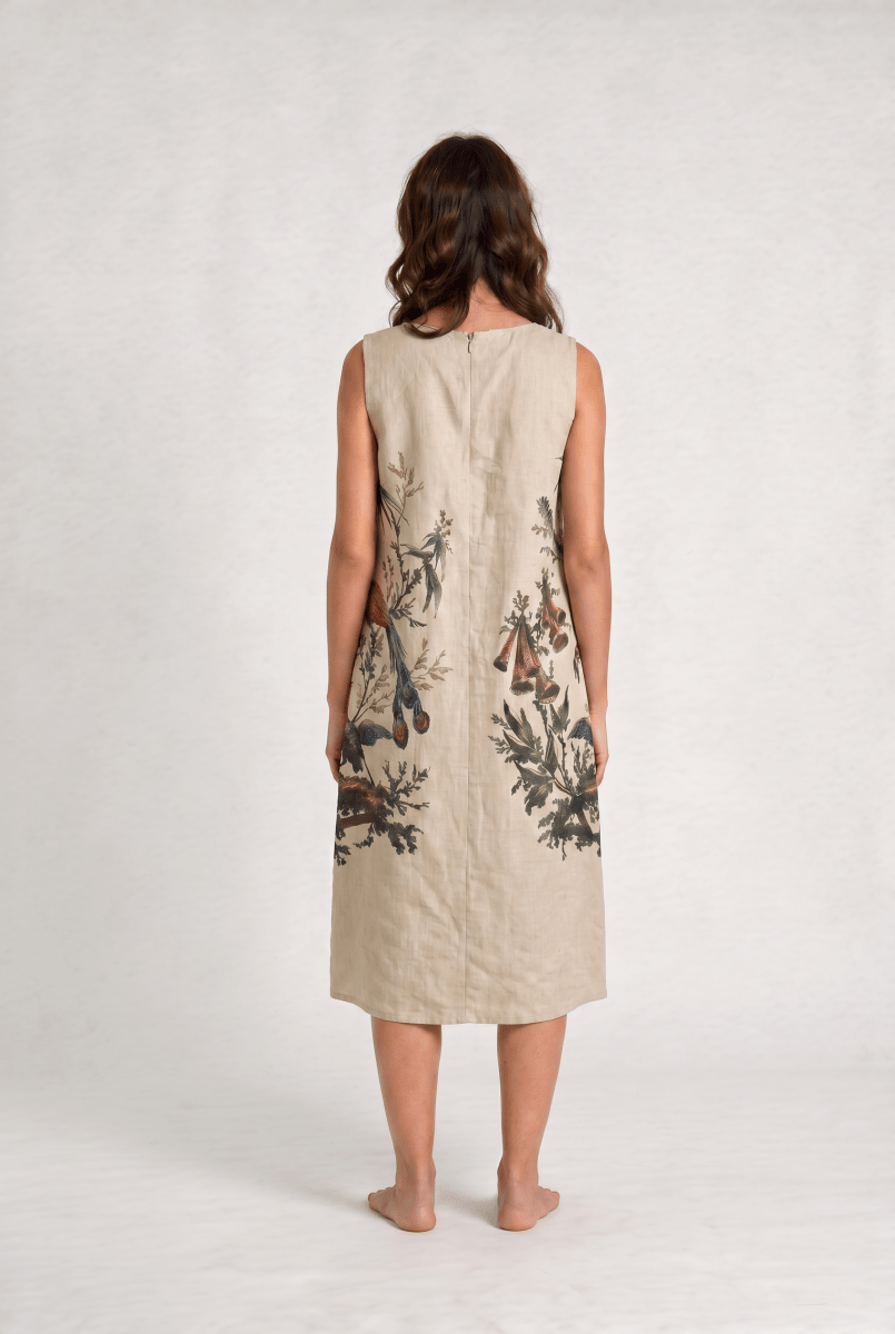 Aviary Bloom A-Line Dress Women - Naymish Designs