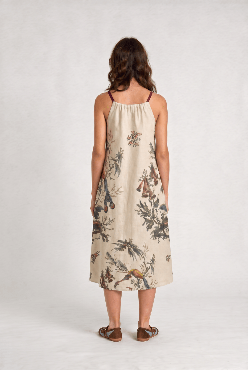 Aviary Bloom Halter Dress Women - Naymish Designs