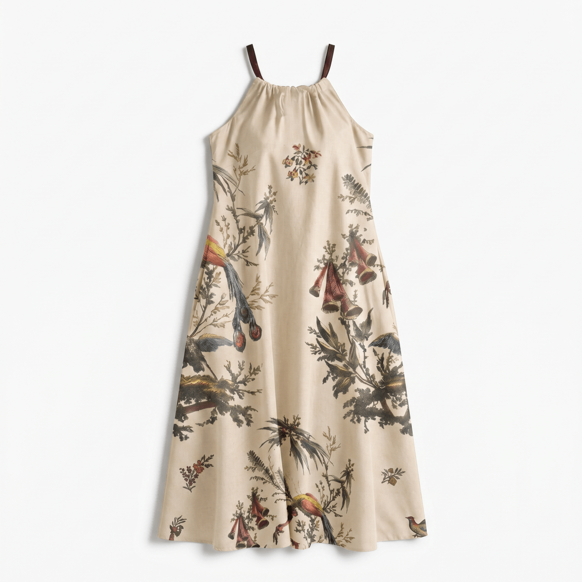 Aviary Bloom Halter Dress Women - Naymish Designs