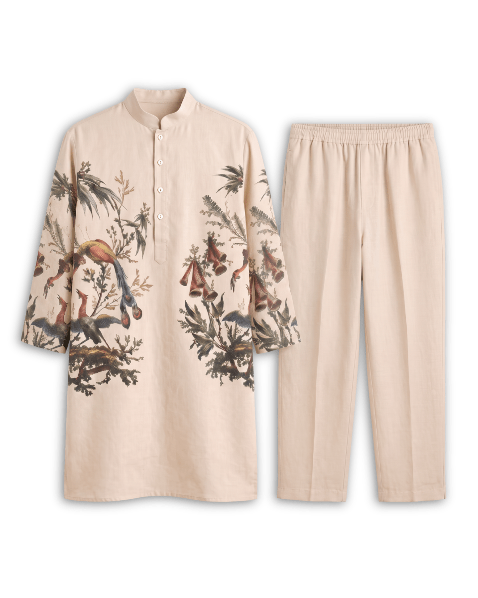 Aviary Kurta Set for Men - Naymish Designs