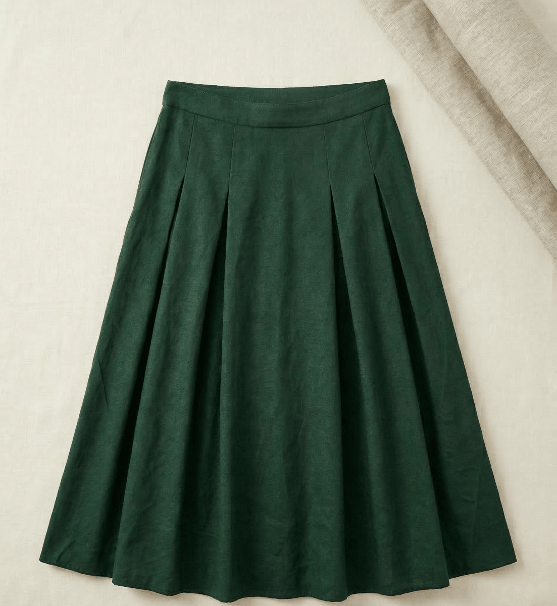 Basic Skirt Women - Green - Naymish Designs
