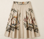 Aviary Bloom Pleated Skirt Women - front view