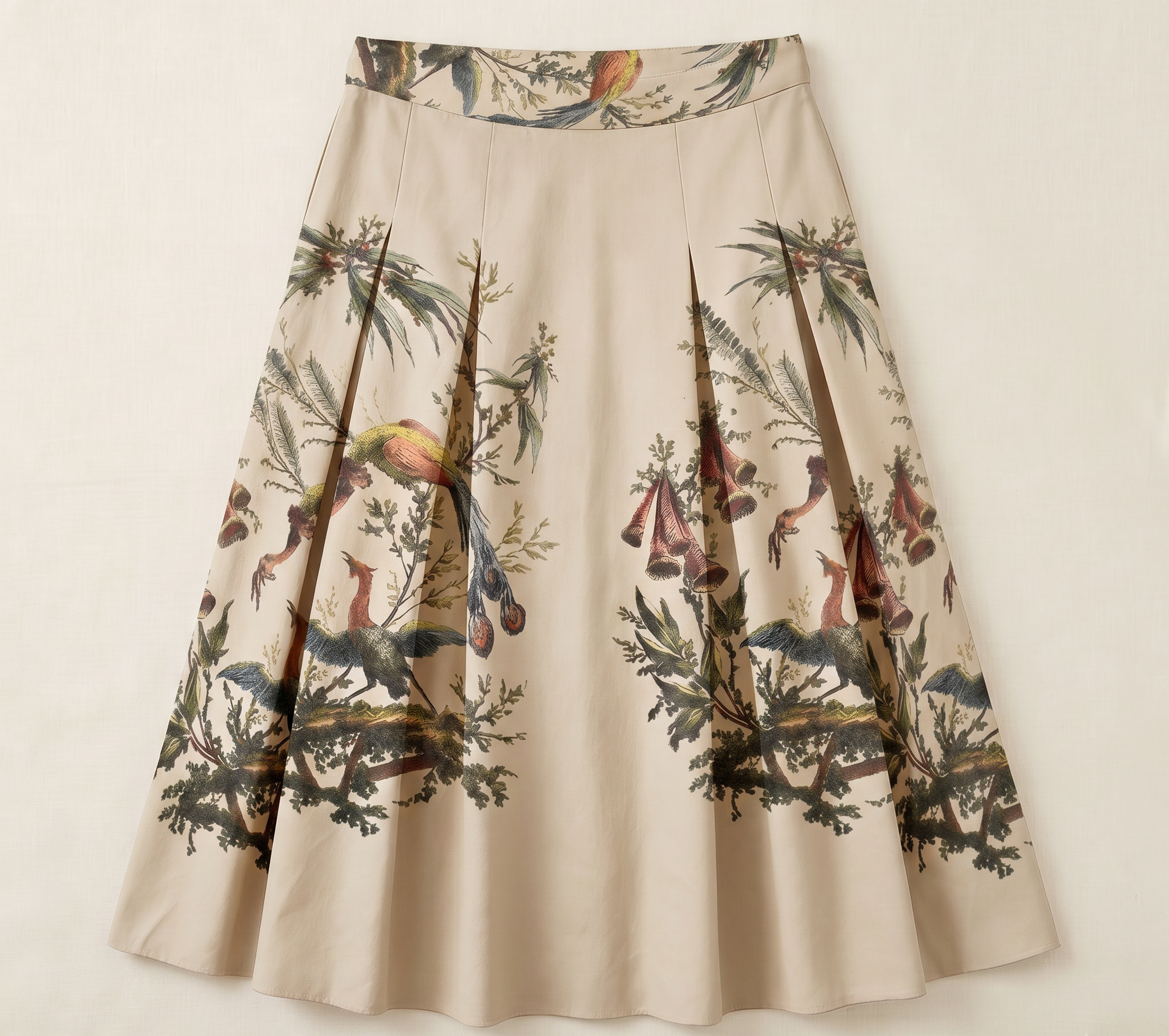Aviary Bloom Pleated Skirt Women - front view