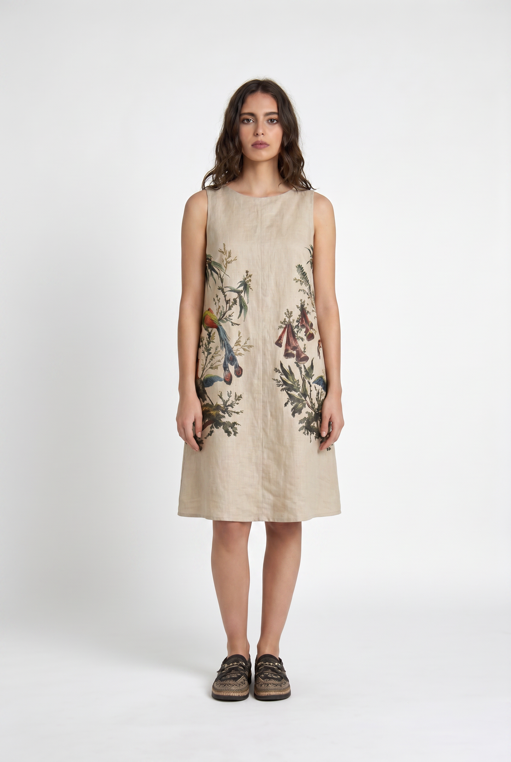 Aviary Bloom A-Line Dress Women - front view