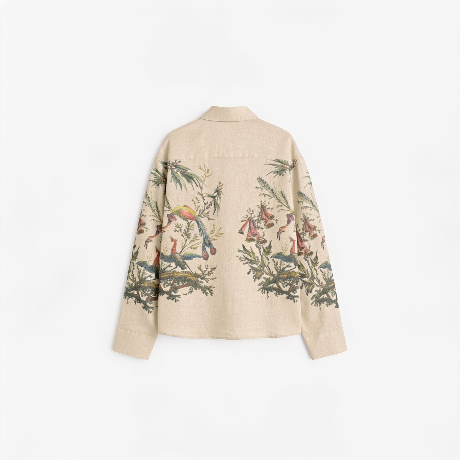 Aviary Bloom Shirt Men - back view