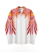 Birds of Flight White Shirt for Women - Naymish Designs