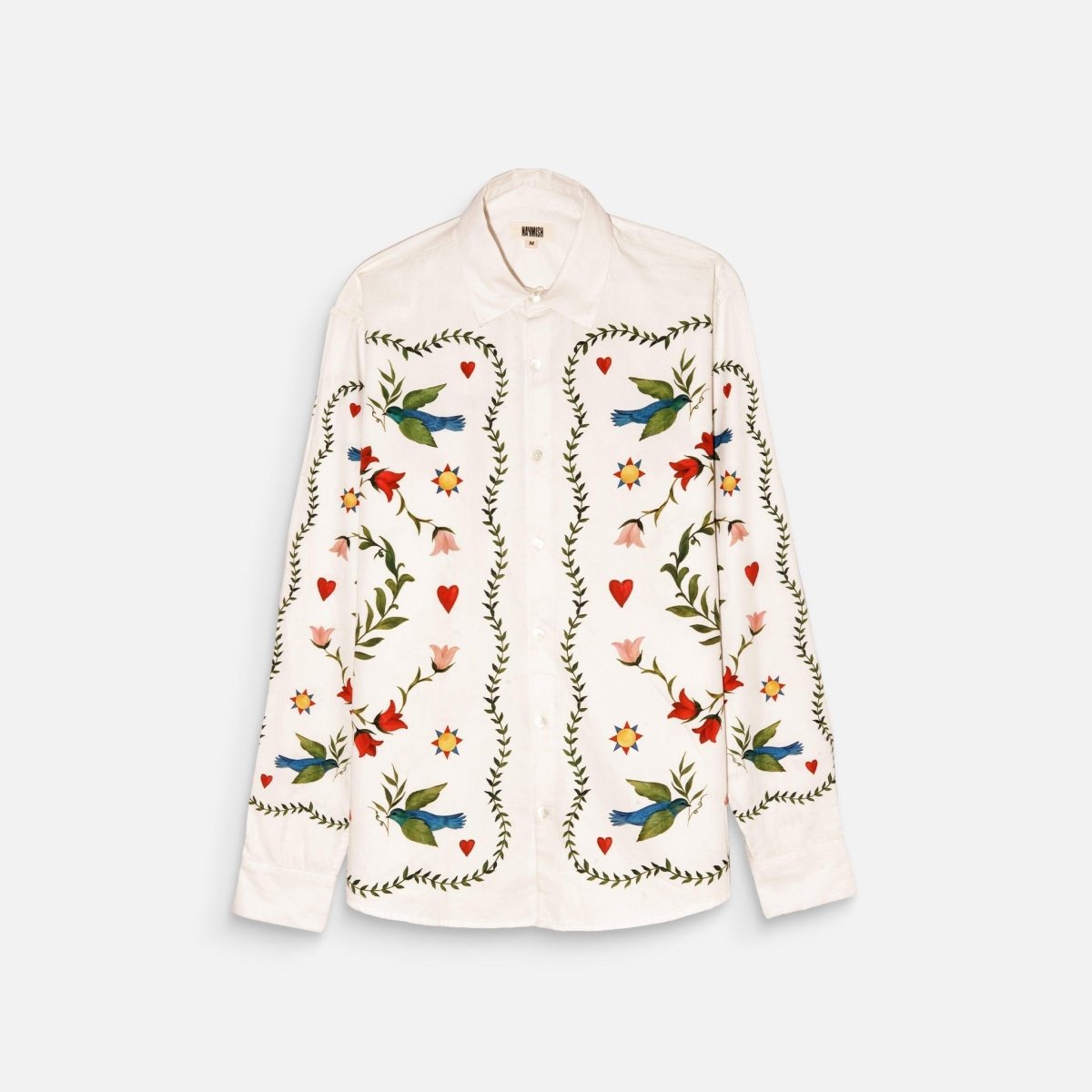 Blissful Meadow - Luxury Designer Shirt | Soft Cotton or Pure Linen | Partywear shirt for Men - Naymish Designs