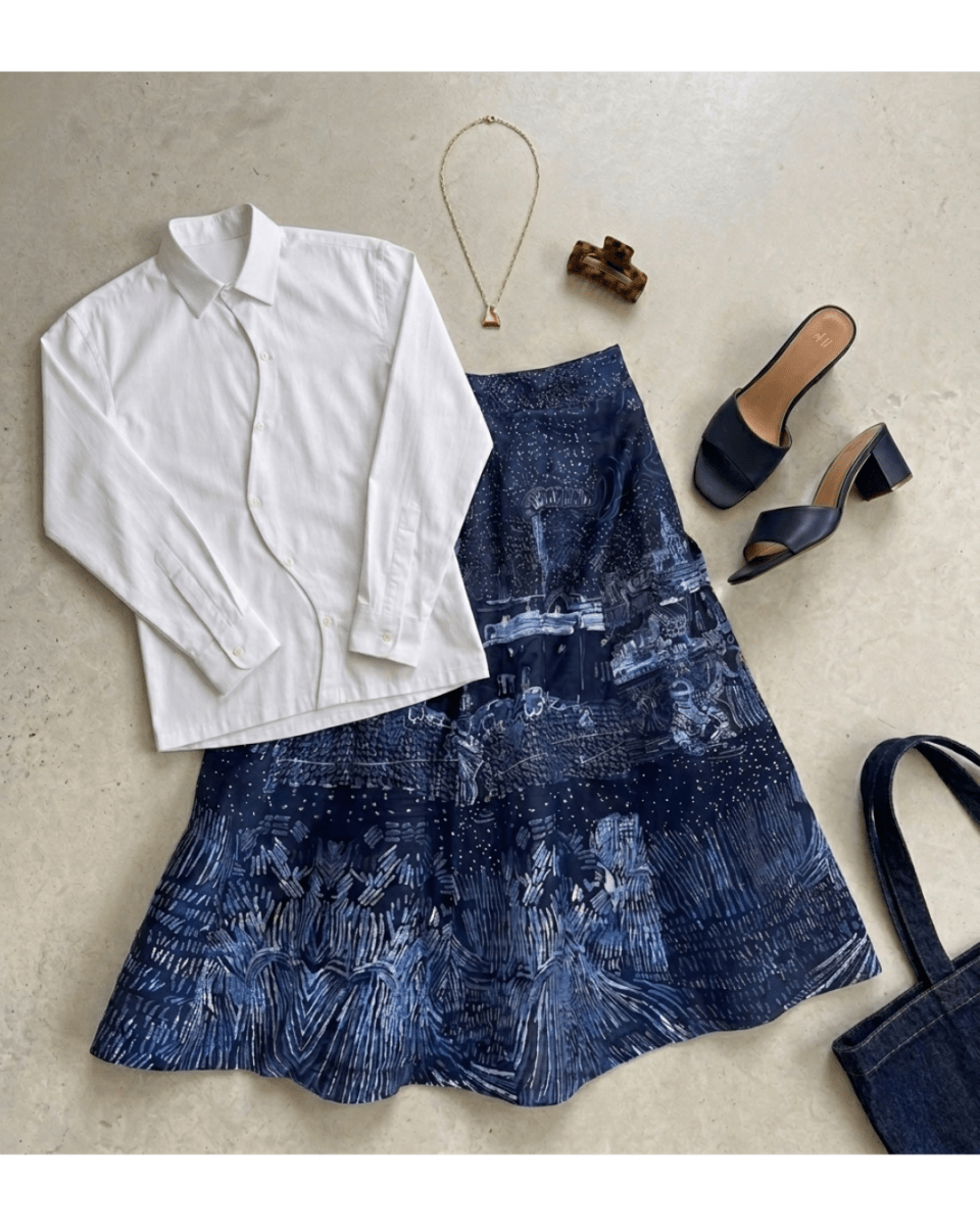 Blue Harvest Skirt for women - Naymish Designs