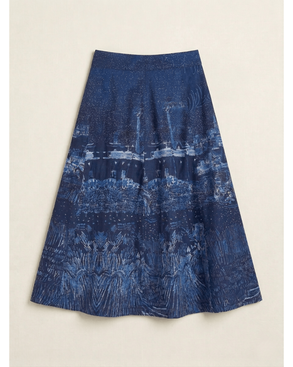 Blue Harvest Skirt for women - Naymish Designs