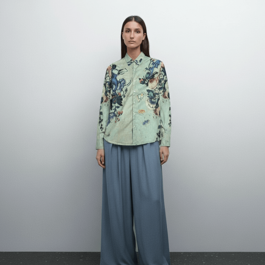 Canvas - Shirt for Women - Luxury Designer | Soft Cotton or Pure Linen  - Naymish Designs